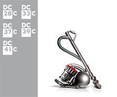 Dyson DC28C/DC30C/DC33C/DC37C/DC39C Origin/DC41C 01846-01 DC33C Allergy Musclehead Euro 101846-01 (Iron/Bright Silver/Satin Yellow) 1 onderdelen en accessoires